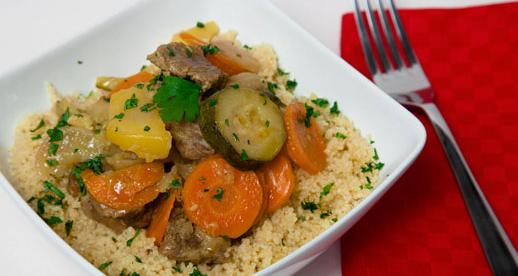 Couscous con carne e verdure